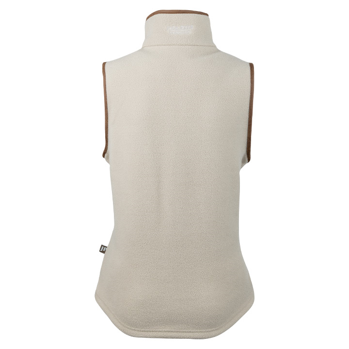 Ladies Countryman Fleece Gilet Mushroom