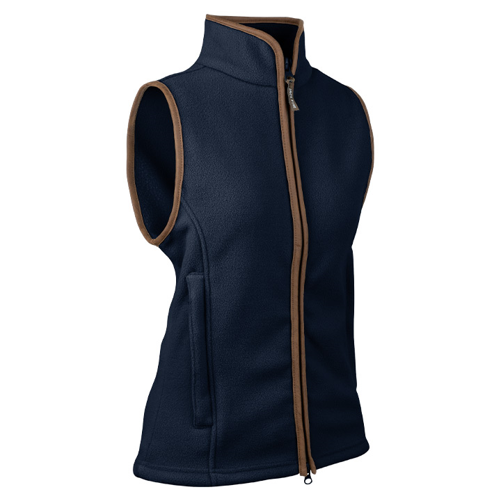 Ladies Countryman Fleece Gilet Navy