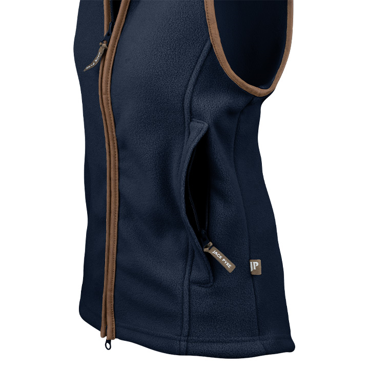 Ladies Countryman Fleece Gilet Navy