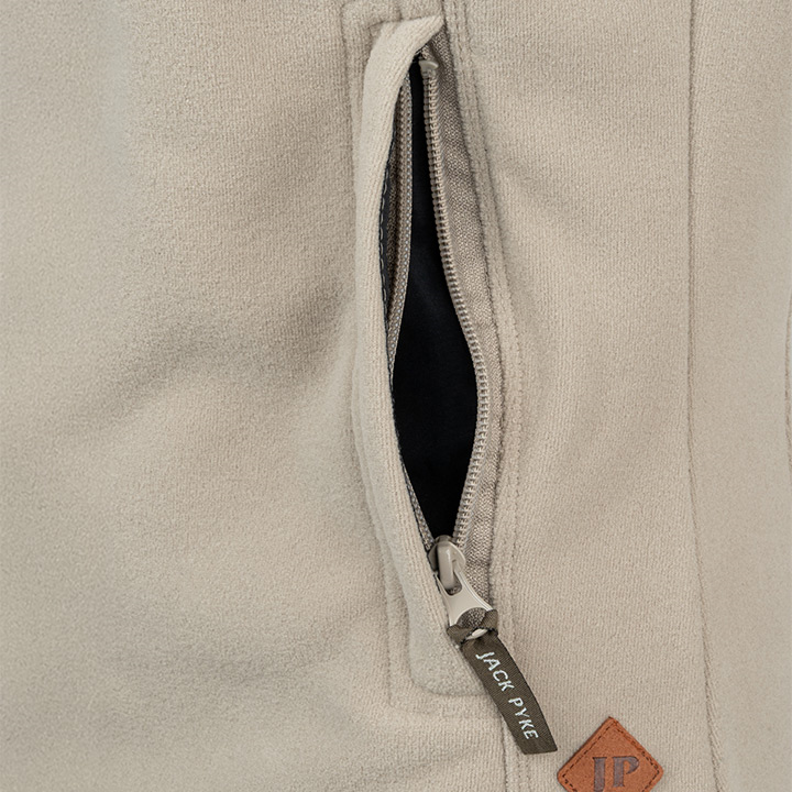 Jack Pyke Ladies Recycled Fleece Jacket Mushroom