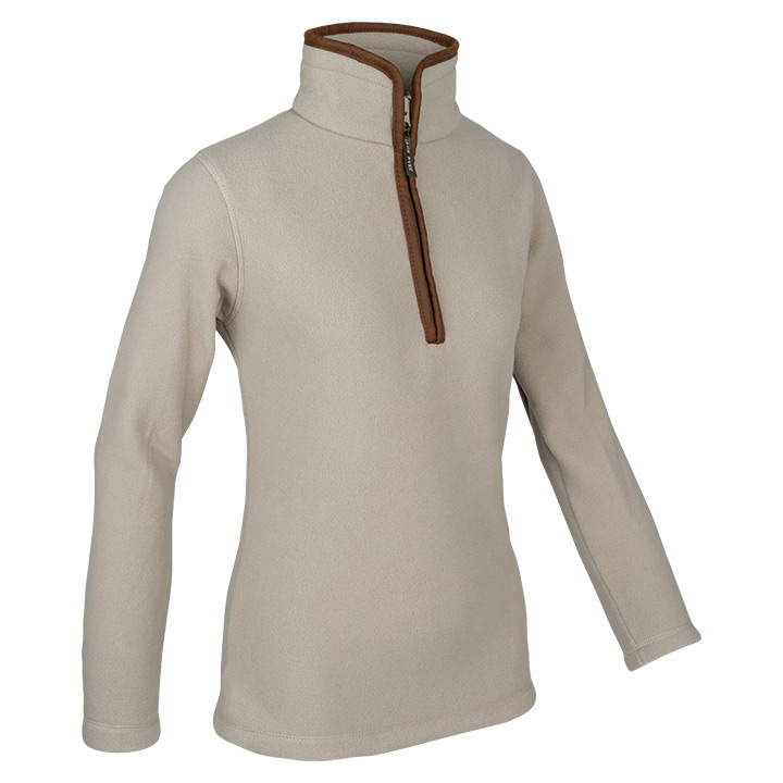 Ladies Fleece Pullover Mushroom