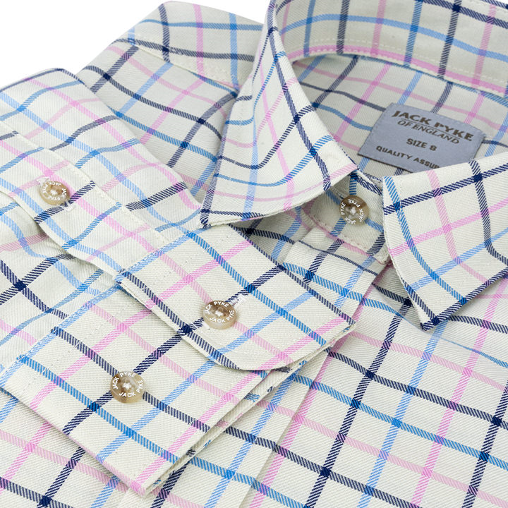 Jack Pyke Ladies Countryman Shirt Large Check Navy