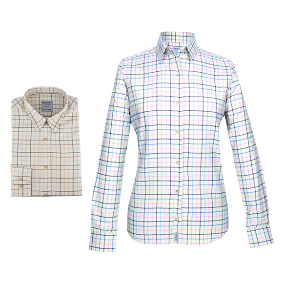 Jack Pyke Ladies Countryman Shirt Large Check Navy