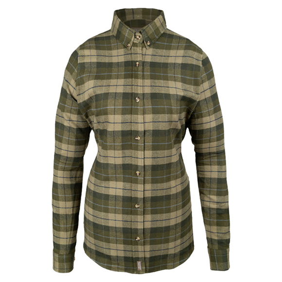 Jack Pyke Ladies Bleasdale Heavy Flannel Shirt Green