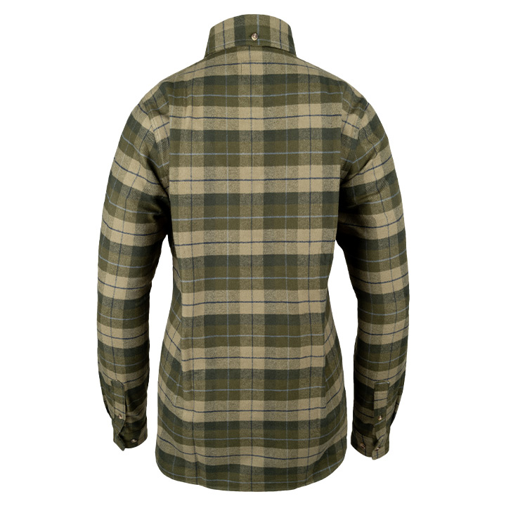 Jack Pyke Ladies Bleasdale Heavy Flannel Shirt Green