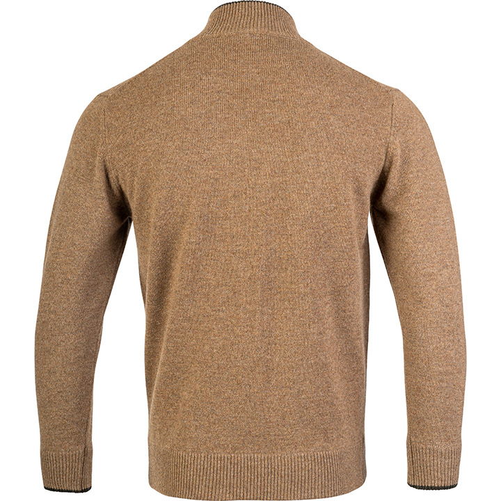 Jack Pyke Ashcombe 100% Lambswool Zipknit Barley