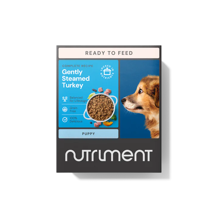 Nutriment Gently Steamed - Turkey & Beef for Puppies 10pcs