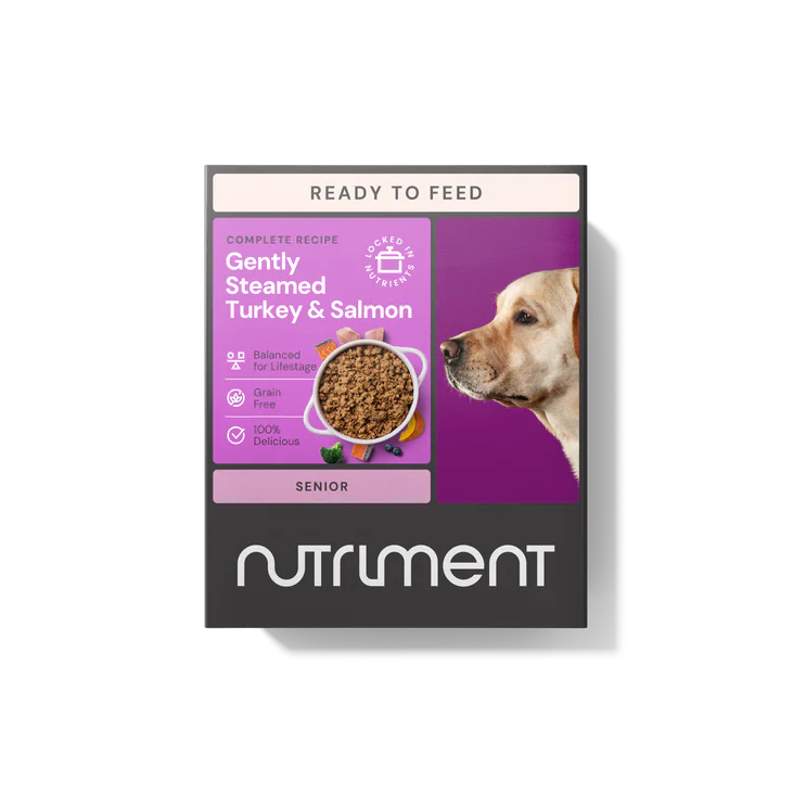 Nutriment Gently Steamed - Turkey & Salmon for Senior Dogs 10pcs