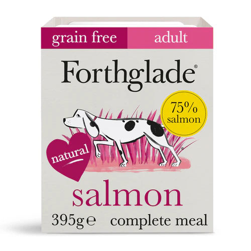Forthglade Adult Complete Grain Free Salmon Trays 395g