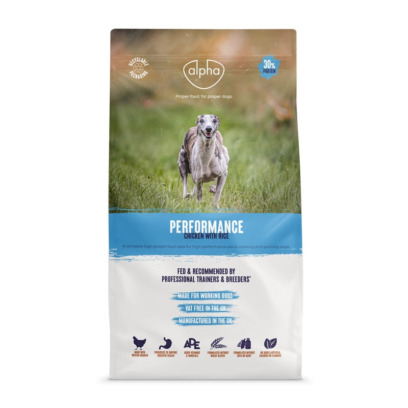 Alpha Adult Performance Chicken with Rice 15kg