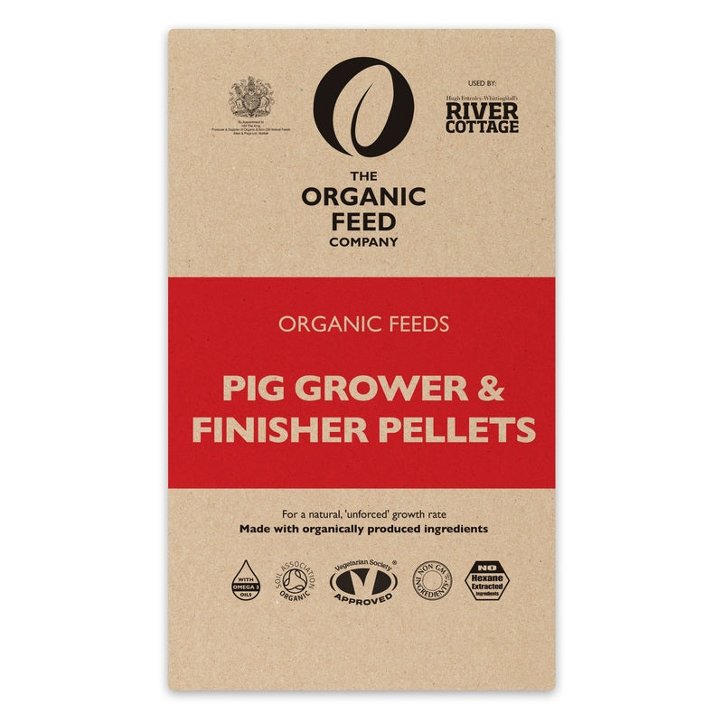 Allen & Page Organic Feed Company Pig Grower Finisher Pellets 20kg