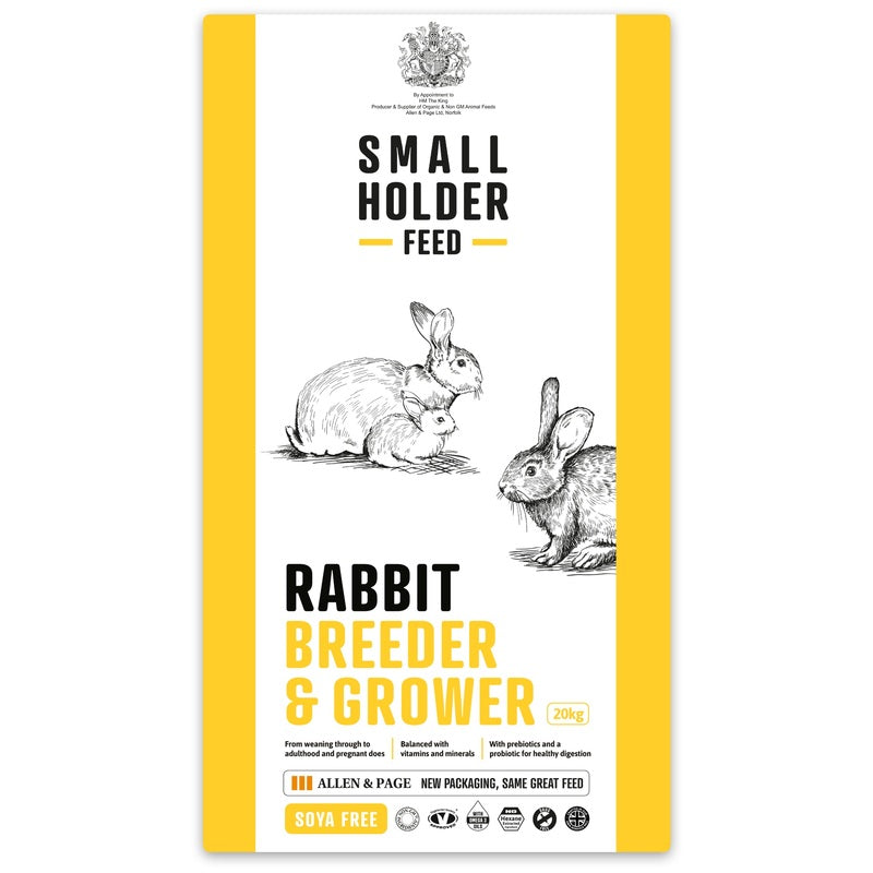 Allen & Page Rabbit Breeder & Grower Pellets 20kg