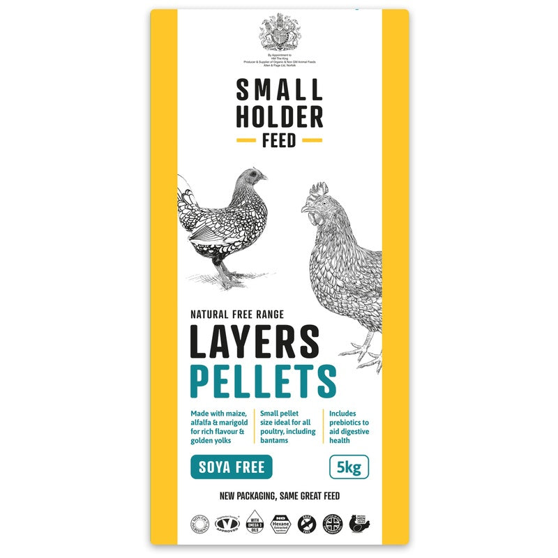 Allen & Page Small Holder Range Natural Free Range Layers Pellets 5kg