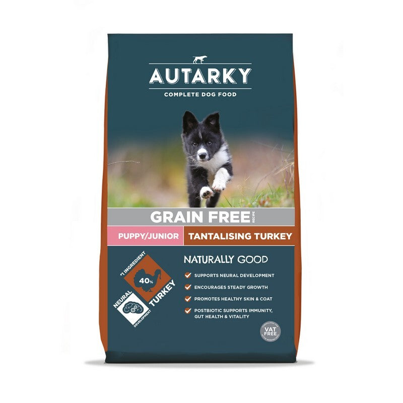 Autarky Puppy/Junior Grain Free Tantalising Turkey 10kg