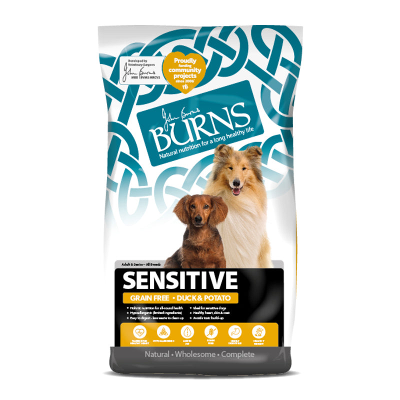 Burns Sensitive Grain Free Duck & Potato 2kg