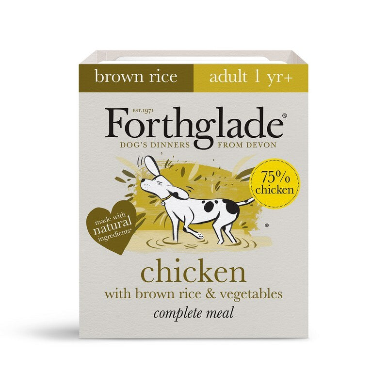 Forthglade Adult Complete Chicken Trays 395g