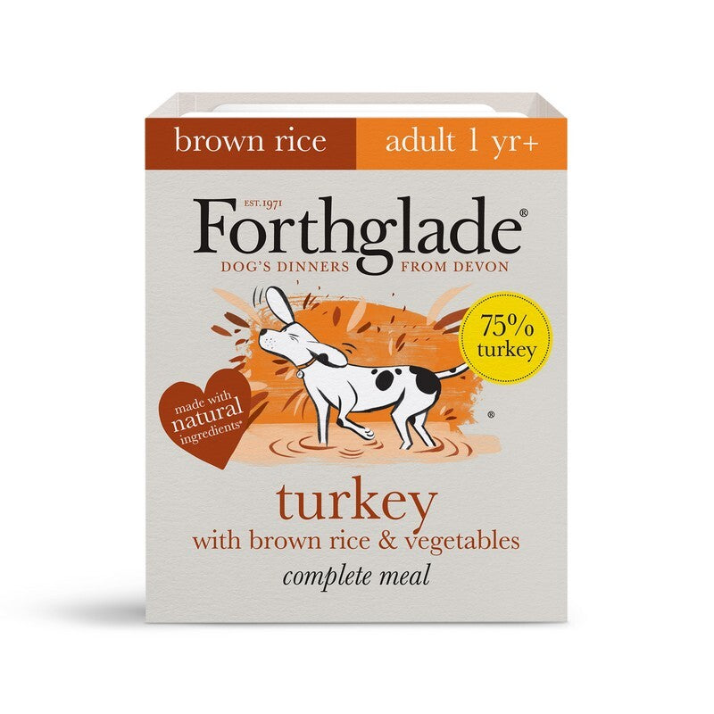 Forthglade Adult Complete Turkey Trays 395g