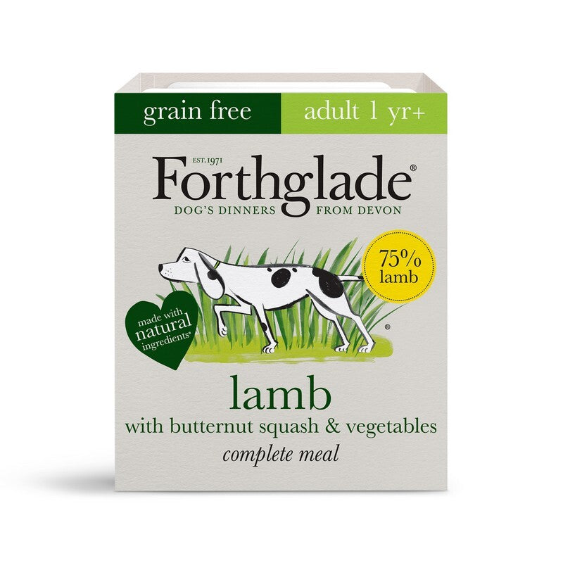 Forthglade Adult Complete Grain Free Lamb Trays 395g