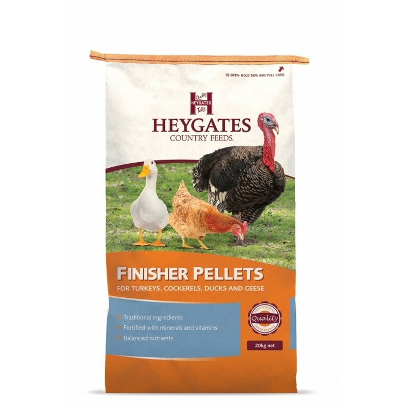 Heygates Poultry Finisher Pellets 20kg