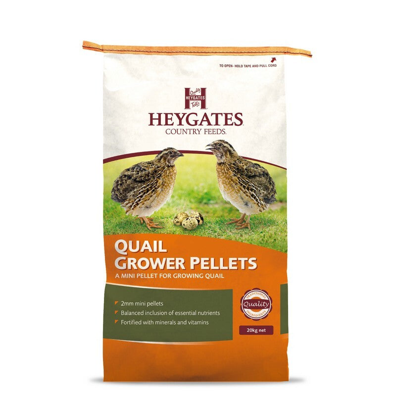 Heygates Quail Grower Pellets 20kg