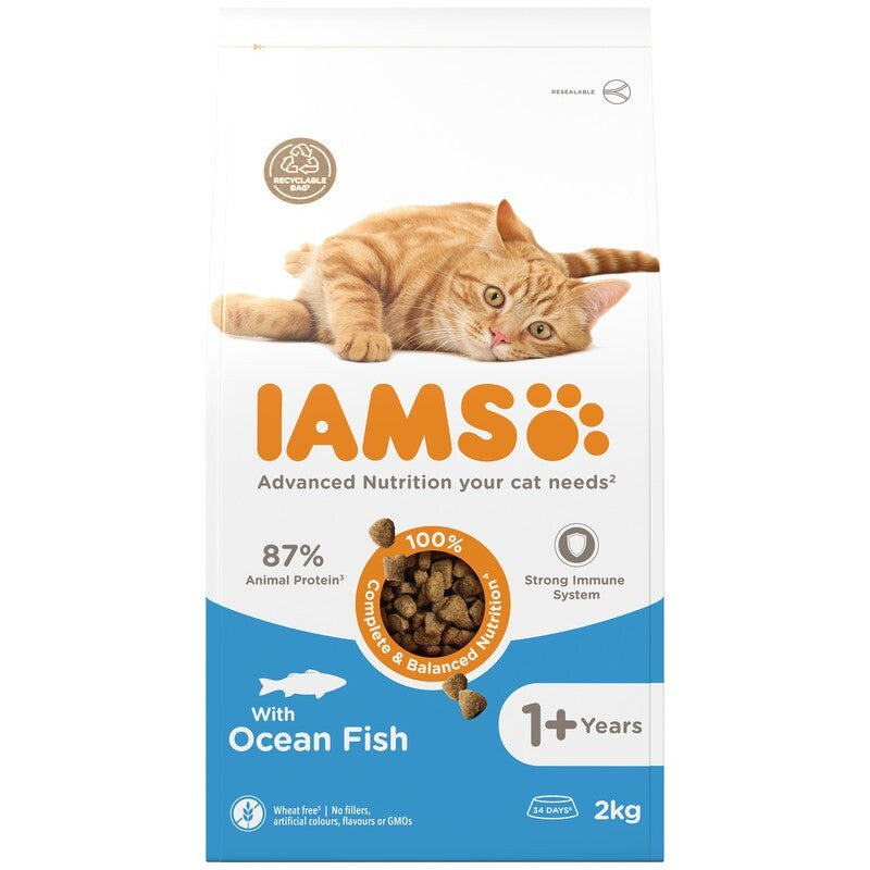 Iams Cat Senior with Ocean Fish 2kg