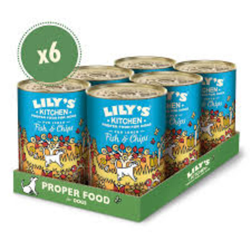 Lily's Kitchen Fish & Chips Tins 400g