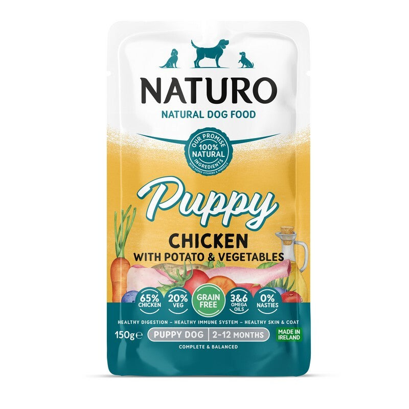 Naturo Puppy Grain Free Chicken with Potato & Veg 150g
