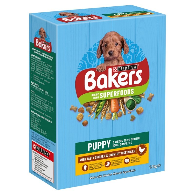 Bakers Complete Puppy with Chicken & Veg 1.1kg