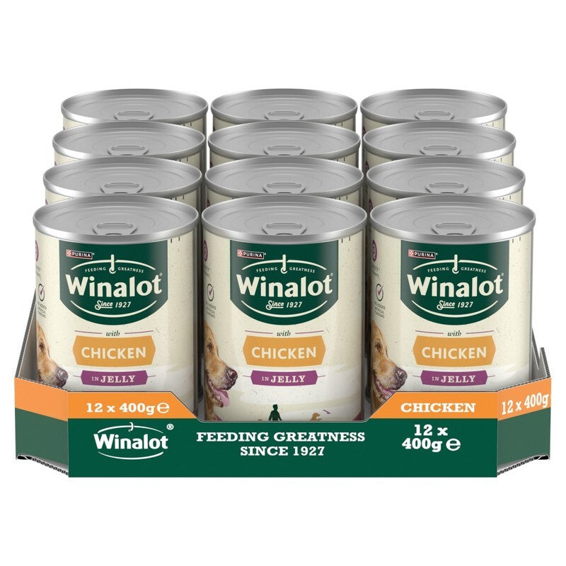 Winalot Classic with Chicken in Jelly Tray 400g