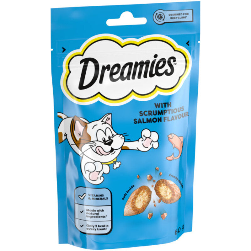 Dreamies Salmon Cat Treats 60g