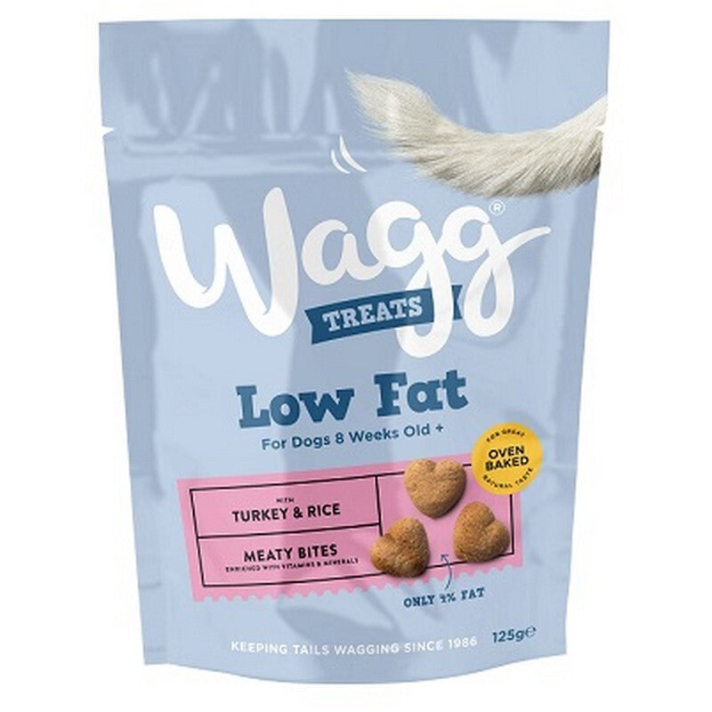 Wagg Low Fat Turkey & Rice Treats 125g