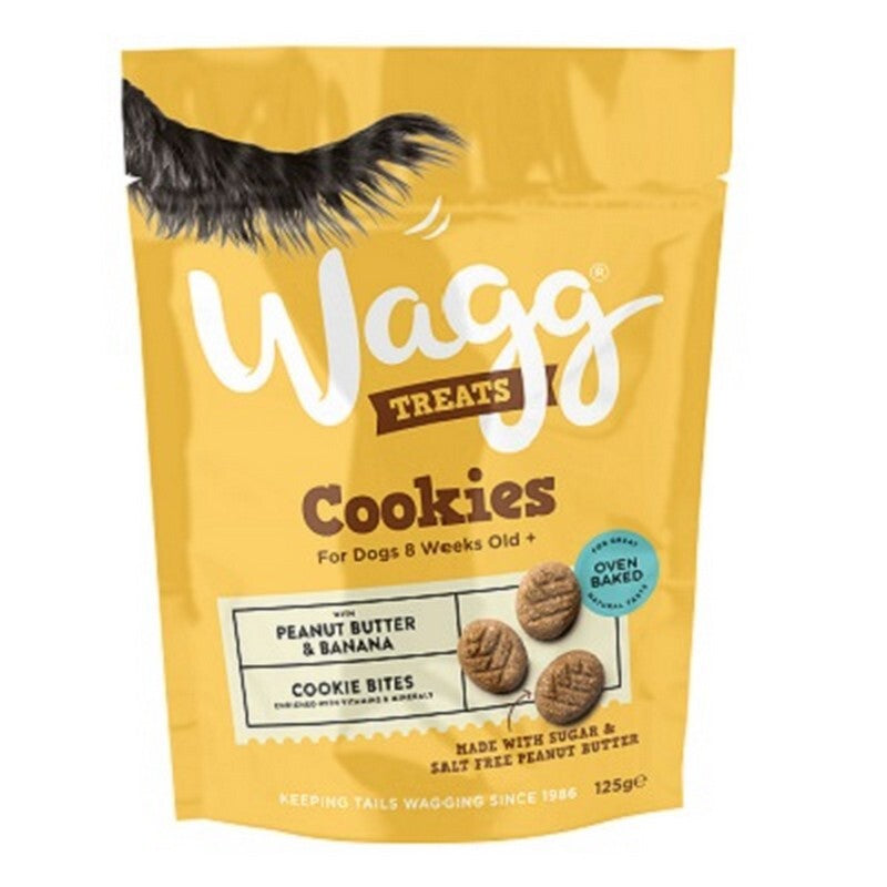 Wagg Cookie Treats Peanut Butter & Banana 125g