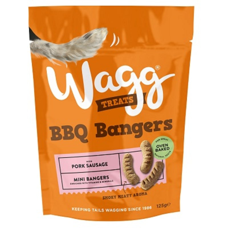 Wagg BBQ Banger Mini Bangers Treats 125g
