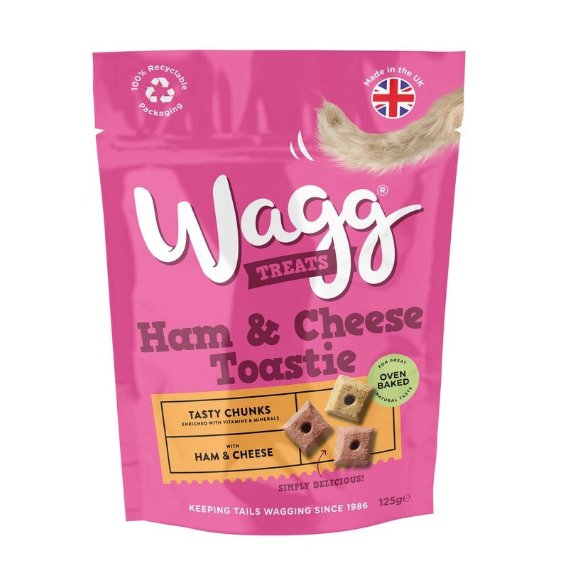 Wagg Ham & Cheese Toastie Tasty Chunks 125g