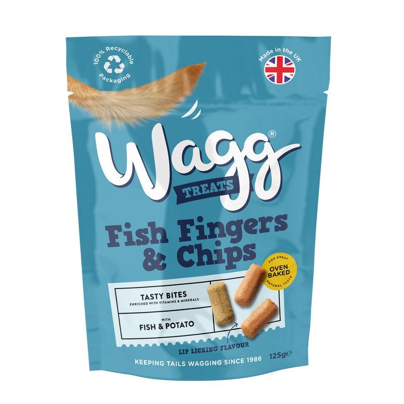 Wagg Fish Fingers & Chips Tasty Bites 125g