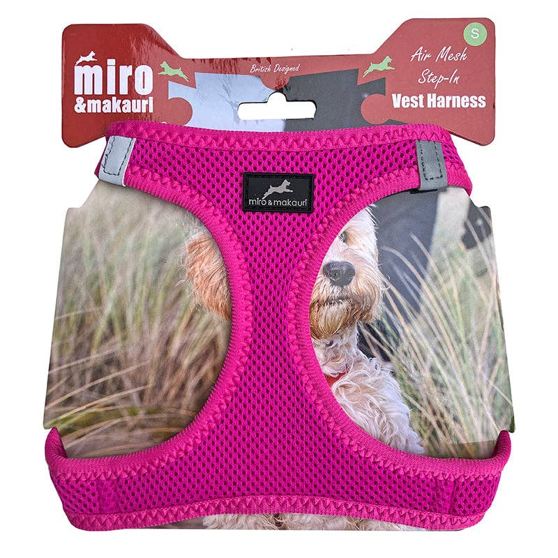 Step-in Air Mesh Dog Harness LARGE Red