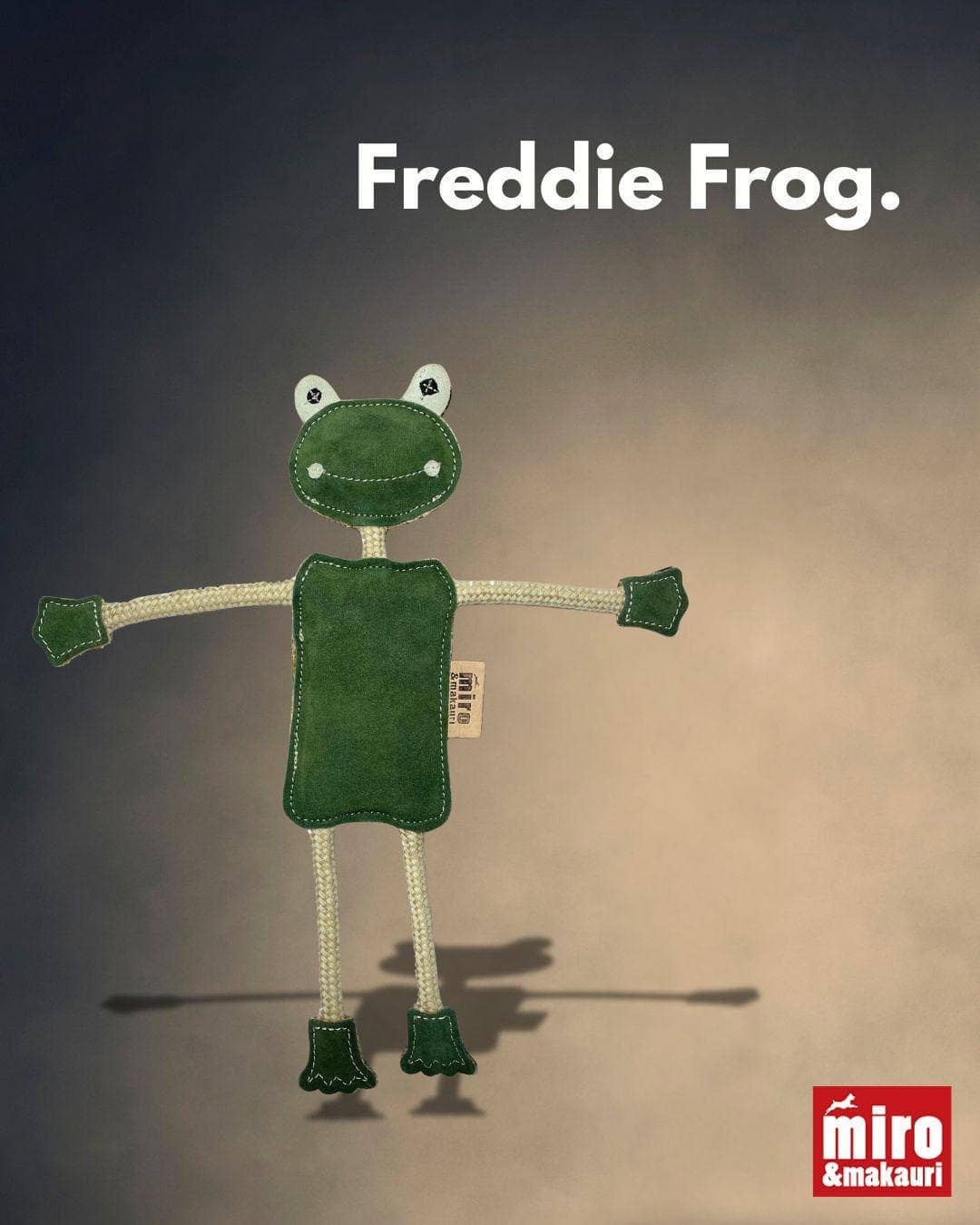 Eco Dog Toys By Miro & Makauri - Freddie the Frog: Freddie
