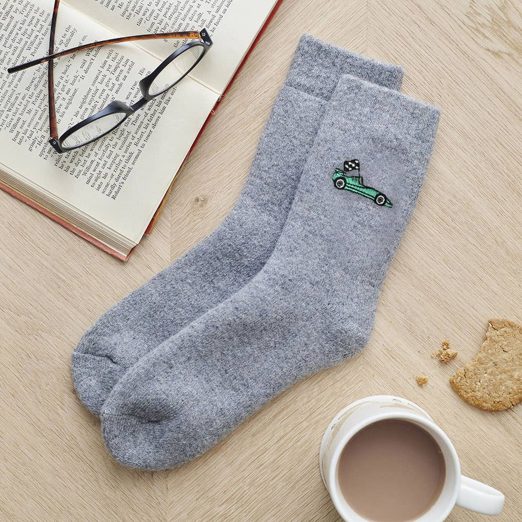 Formula One Sports Lover wool socks: Blue