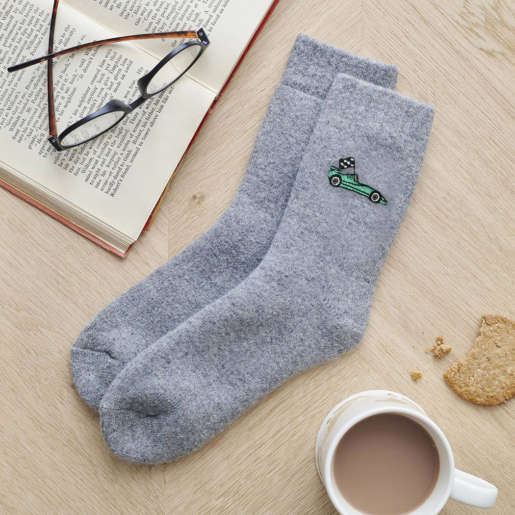 Formula One Sports Lover wool socks: Blue