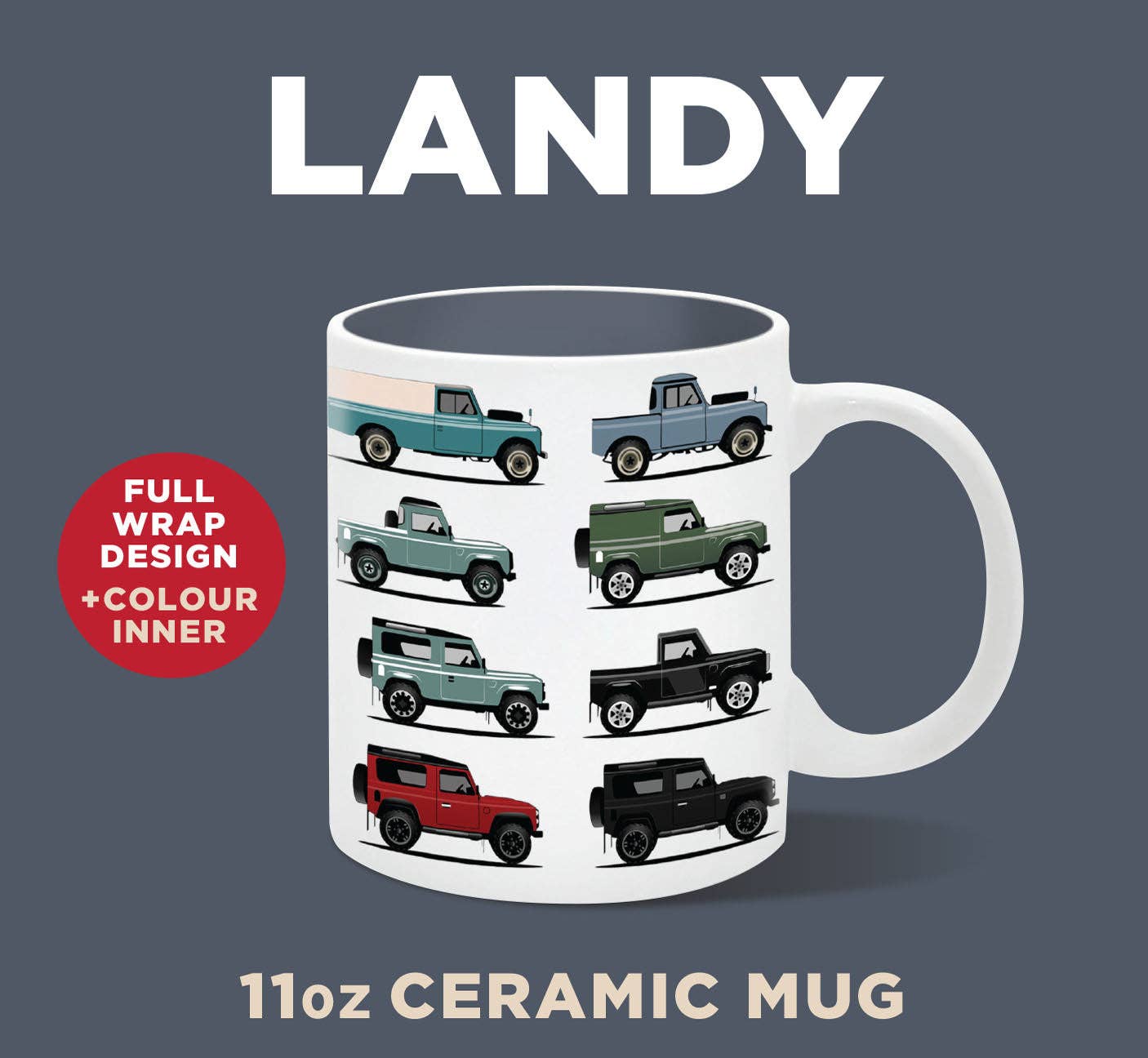 Landy Ceramic Mug 11oz