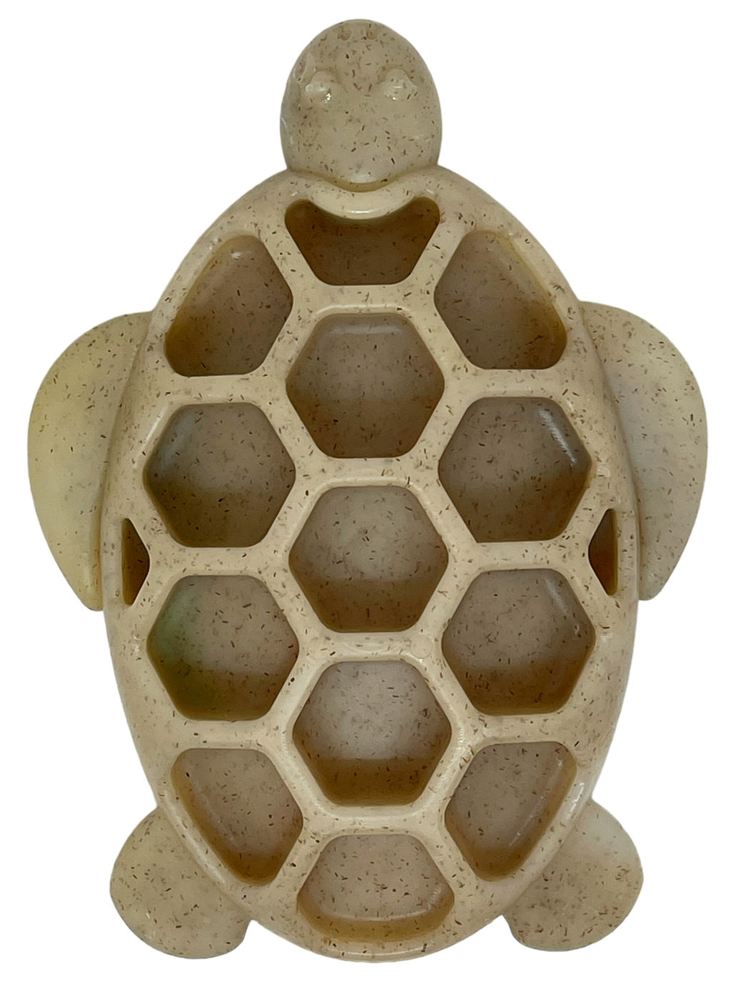 Turtle Durable Nylon Chew and Enrichment Toy: Turtle Nylon Toy - Brown