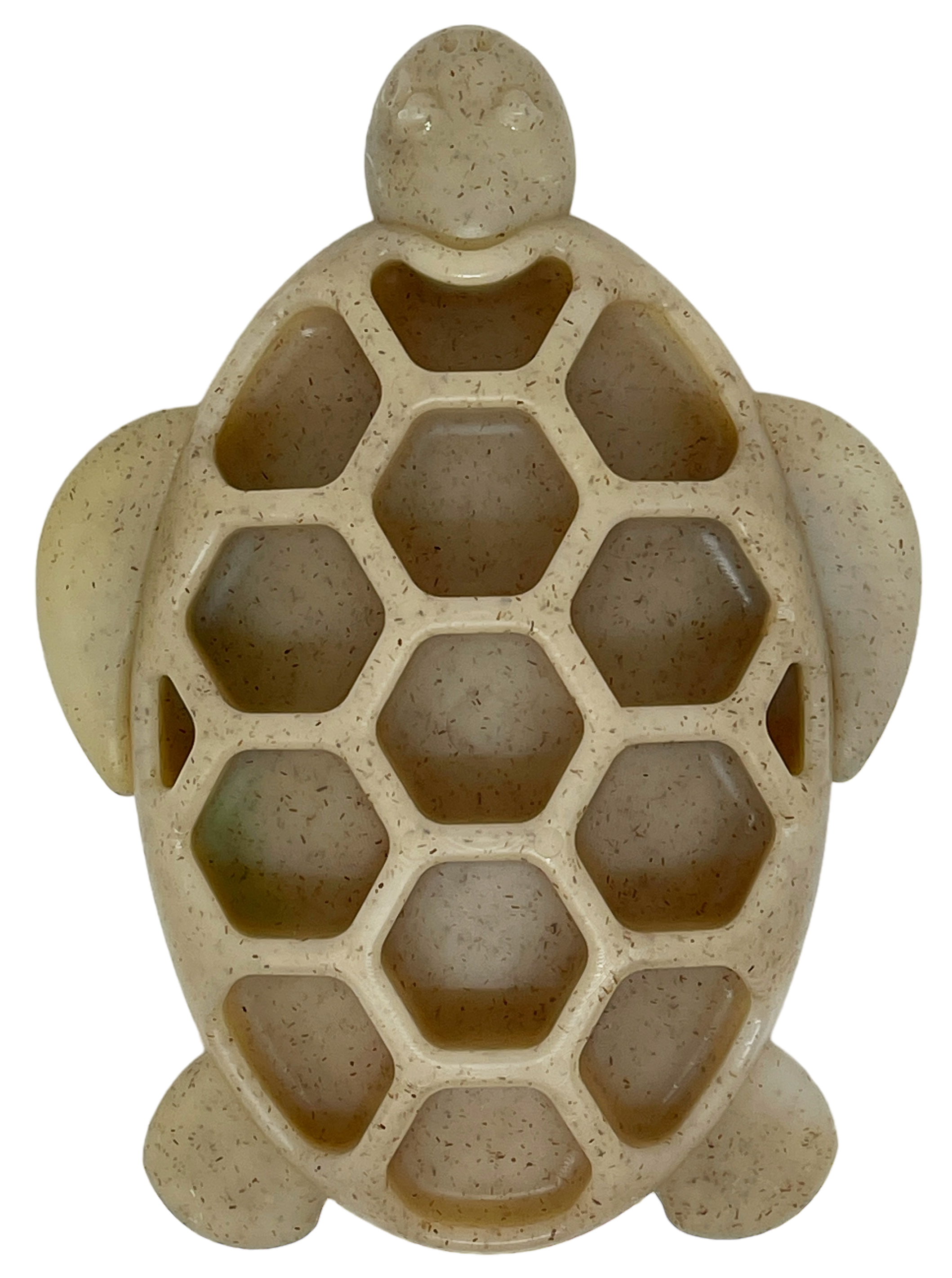 Turtle Durable Nylon Chew and Enrichment Toy: Turtle Nylon Toy - Brown