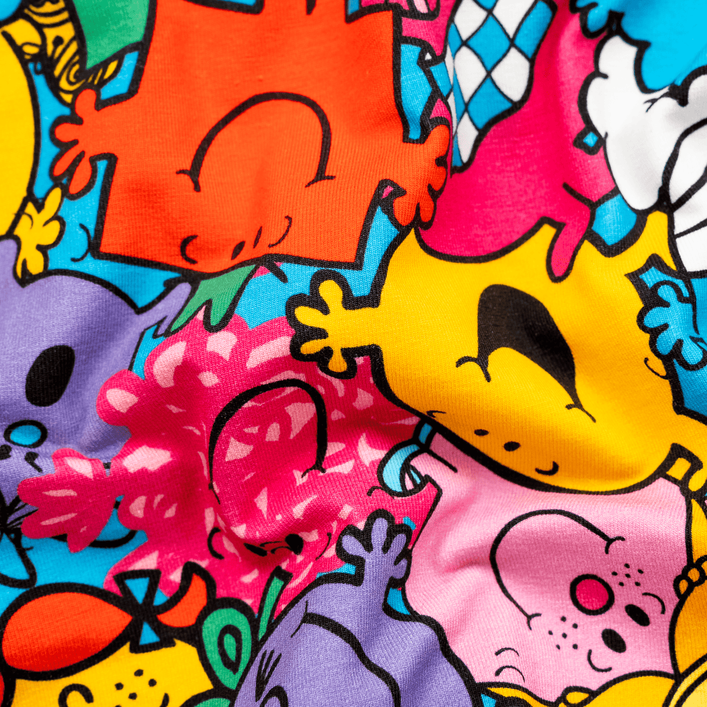 OddBalls Mr Men Multi - Mens Cotton Boxer Shorts: Medium