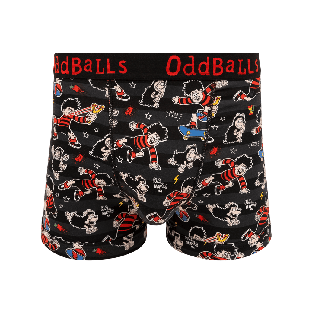 Dennis & Gnasher - Mens Cotton Boxer Shorts: Small