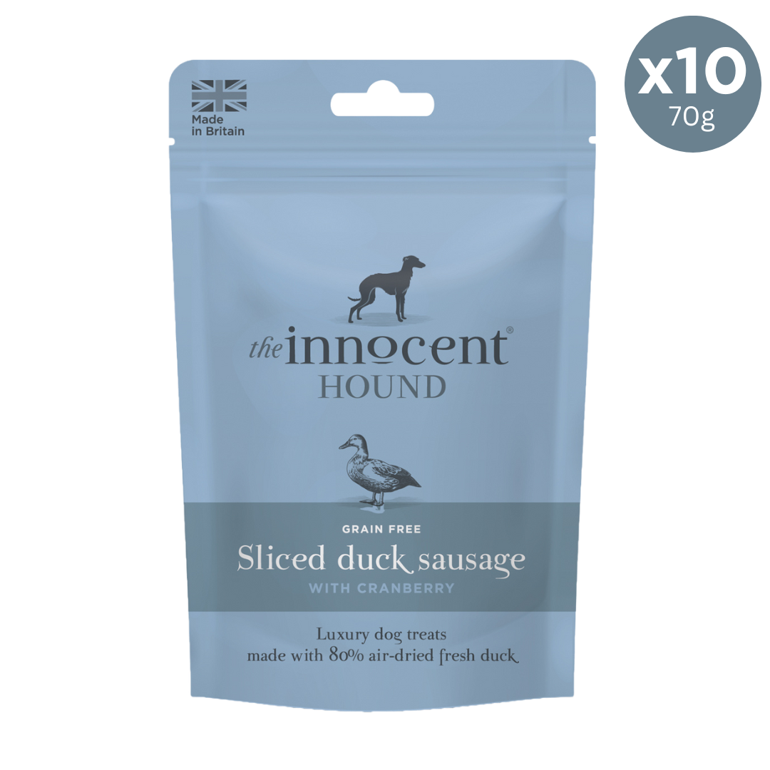 Sliced Duck Sausages with Cranberry 70g