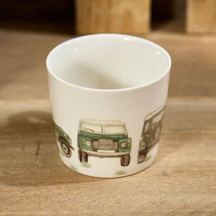 Landy Full Wrap Stoneware Mug With Collie Dog