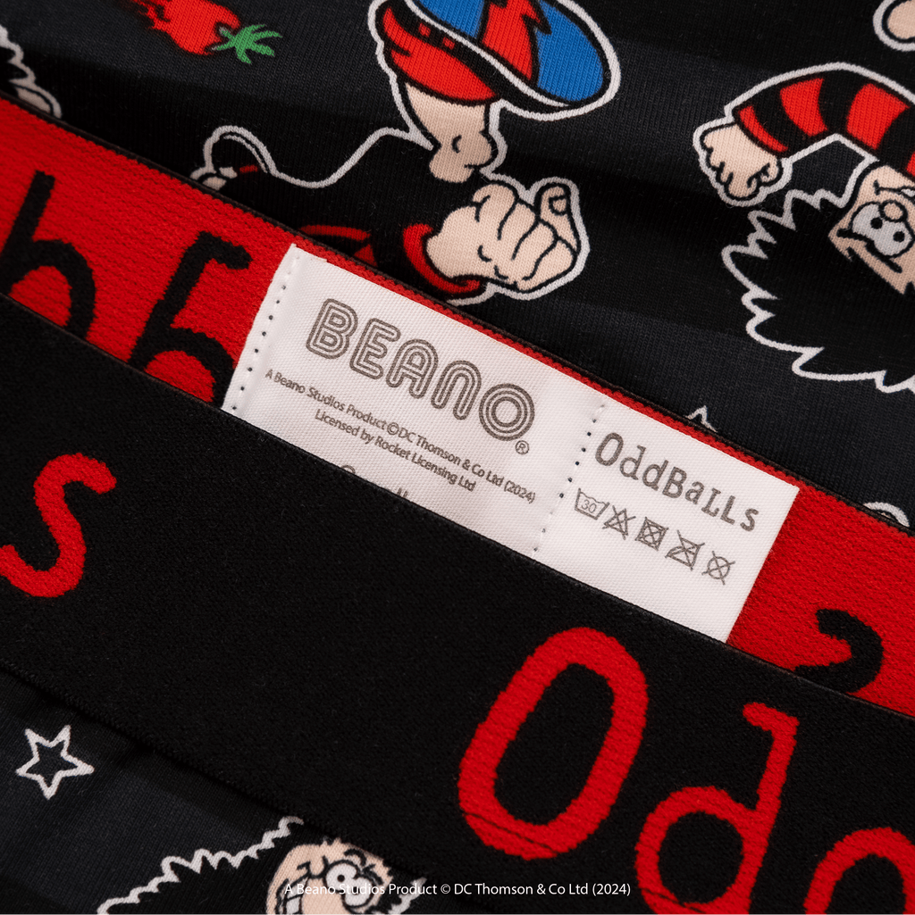 Dennis & Gnasher - Mens Cotton Boxer Shorts: Small