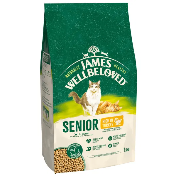 James Wellbeloved Cat Senior Rich in Turkey 1.5kg