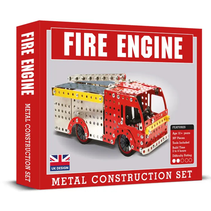 Fire Engine Metal Construction Kit