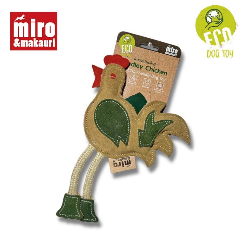 Eco Dog Toys By Miro & Makauri - Chadley Chicken.: Chadley